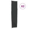 vidaXL Housses de parapluie de jardin 2 pcs 240x57/57 cm 420D