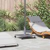 vidaXL Pied de parasol Aspect Bois Gris Fonc&eacute; 45 x 45 x 31,5 cm