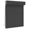 vidaXL Store Roulant Anthracite 80 x 100 cm Aluminium et Polyur&eacute;thane