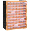 vidaXL Organisateur multi-tiroirs avec 60 tiroirs 38x16x47,5 cm