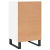 vidaXL Buffet blanc 40x35x70 cm bois d&rsquo;ing&eacute;nierie