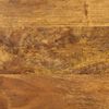 vidaXL Table basse 45x45x40 cm bois de manguier solide et fer