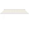 vidaXL Auvent r&eacute;tractable cr&egrave;me 3x2,5 m tissu et aluminium