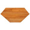 vidaXL MeubleTVd'Angle Naturel 79 x 40 x 46 cm Bois de Mahogany Massif