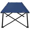 vidaXL Lit de camping pliant Bleu 206 x 76 x 74 cm Tissu Oxford