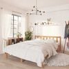 vidaXL Cadre de lit Marron miel Bois de pin massif 120x200 cm