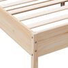 vidaXL Cadre de lit sans matelas 140x200 cm bois massif de pin