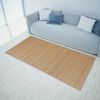 vidaXL Tapis en bambou marron &agrave; latte rectangulaire 120 x 180 cm