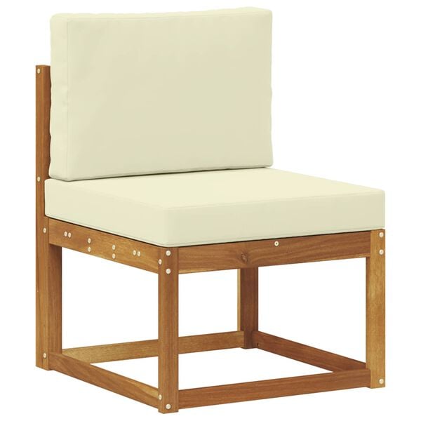 vidaXL Ensemble de canap&eacute;s d'ext&eacute;rieur 9 pcs Naturel et Cr&egrave;me