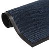 vidaXL Paillasson touffet&eacute; 60x150 cm Bleu