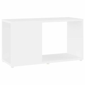 vidaXL Meuble TV Blanc 60x24x32 cm Bois d'ing&eacute;nierie