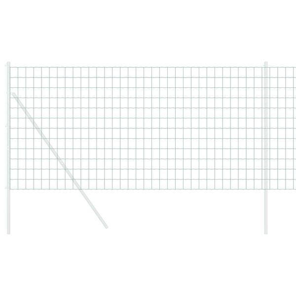 vidaXL Cl&ocirc;ture Euro Vert 1,2 x 25 m Fer rev&ecirc;tu de PVC