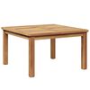 vidaXL Table basse Marron 60 x 60 x 36 cm Bois de teck massif