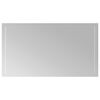 vidaXL Miroir de salle de bain LED Transparent 90 x 50 cm verre tremp&eacute;