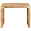 vidaXL Table d'appoint Marron 60 x 35 x 46 cm Bois de mangue massif