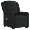 vidaXL Fauteuil de massage inclinable Noir Tissu