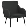 vidaXL Fauteuil Noir 63x76x80 cm Similicuir