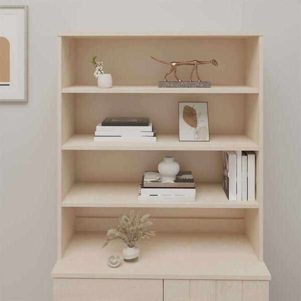 vidaXL Dessus de buffet HAMAR Marron miel 90x30x100 cm Bois de pin