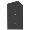 vidaXL Distributeur pour lapins Noir 64.5 x 25.5 x 45.5 cm