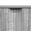 vidaXL Buffet Gris Sonoma 79,5 x 33 x 82 cm Bois d'ing&eacute;nierie
