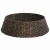 vidaXL Collier de sapin de No&euml;l Rond Noir 105 x 105 x 28 cm