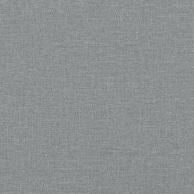 vidaXL Canapé-lit avec coussins gris clair tissu