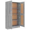 vidaXL Biblioth&egrave;que Sonoma gris 82,5x30,5x150 cm Bois d'ing&eacute;nierie