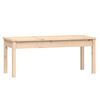 vidaXL Banc de jardin 109x44x45 cm bois massif de pin
