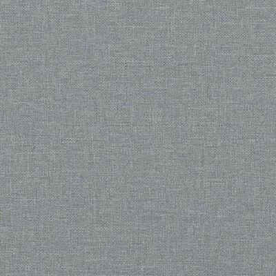 vidaXL Lit de repos gris clair 90x190 cm tissu