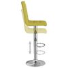 vidaXL Tabourets de bar lot de 2 vert tissu