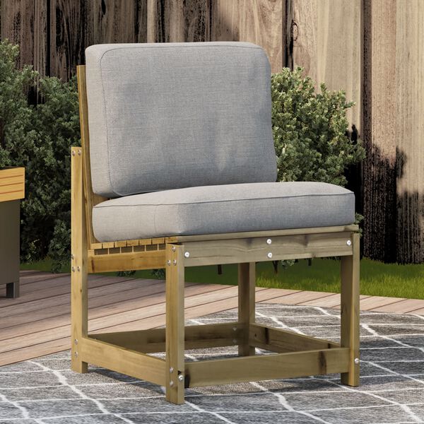 vidaXL Chaise de jardin 50,5x55x77 cm bois de pin impr&eacute;gn&eacute;