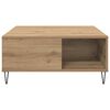 vidaXL Table basse Ch&ecirc;ne artisanal 80 x 80 x 36,5 cm Bois d'ing&eacute;nierie
