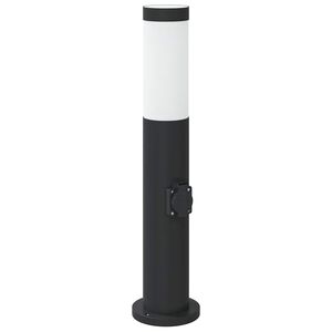 vidaXL Borne lumineuse avec sortie 50 cm en acier inoxydable IP44