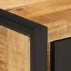 vidaXL Table de chevet 35x34x45 cm bois de manguier massif brut