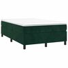 vidaXL Cadre de lit vert fonc&eacute; 120x200 cm velours