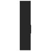 vidaXL Buffet haut noir 45x42,5x185 cm bois d'ingénierie