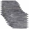 vidaXL Carreaux Mosa&iuml;ques Gris 30 x 30 cm Marbre