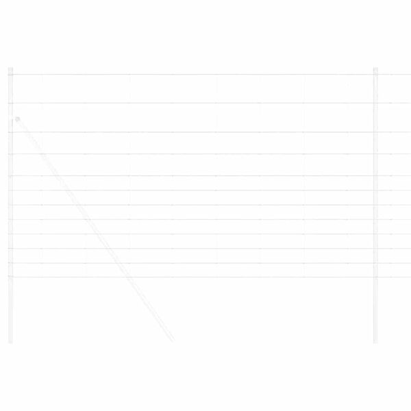 vidaXL Clôture de prairie Argent 25 x 1,4 m Acier galvanisé