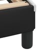 vidaXL Cadre de lit Viana avec LED sans matelas noir et blanc 200x200 cm