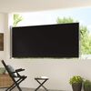 vidaXL Auvent lat&eacute;ral r&eacute;tractable 120 x 300 cm Noir