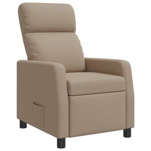 vidaXL Fauteuil inclinable Cappuccino Simili cuir