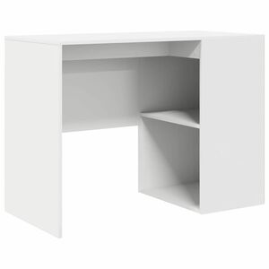 vidaXL Bureau Blanc Bois d'ing&eacute;nierie 102 x 50 x 75 cm