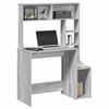 vidaXL Bureau avec &eacute;tag&egrave;res sonoma gris 100x45x140cm bois d'ing&eacute;nierie