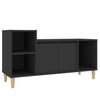 vidaXL Meuble TV Noir 100x35x55 cm Bois d'ing&eacute;nierie