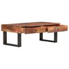 vidaXL Table basse 110x60x40 cm bois de r&eacute;cup&eacute;ration massif
