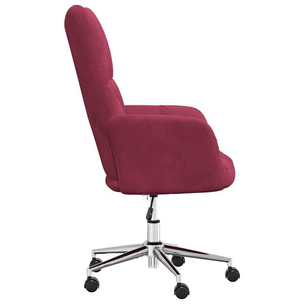 vidaXL Chaise de relaxation Rouge bordeaux Velours
