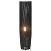 vidaXL Lampadaire sur pied Osier Noir 72 cm E27