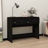 vidaXL Table console Noir 100x39x75 cm Bois d'ing&eacute;nierie