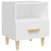 vidaXL Tables de chevet 2 pcs Blanc 40x35x47 cm