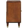 vidaXL Armoire d'évier avec stockage Marron miel 62 x 33 x 58 cm